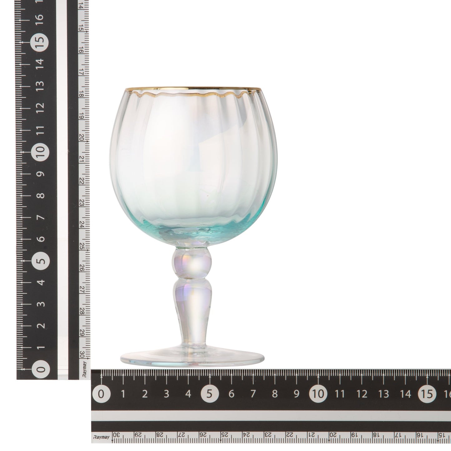 Opal Molded Goblet Mint
