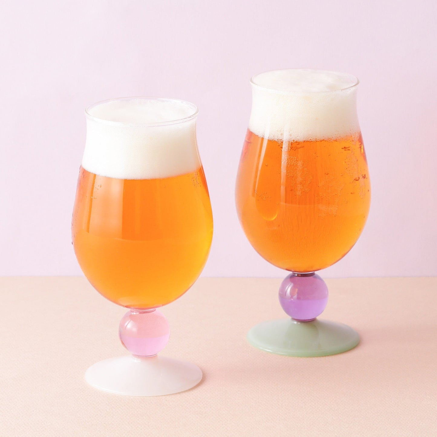 Tulip Beer Glass Pink
