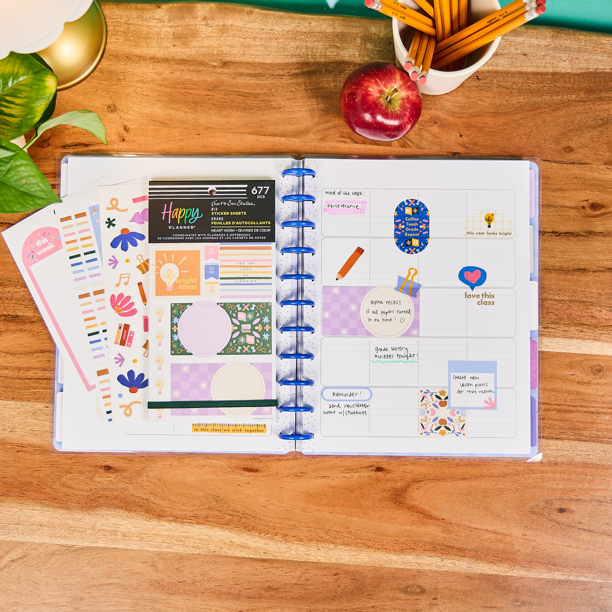 Heart Work Teacher - Value Pack Stickers - Big