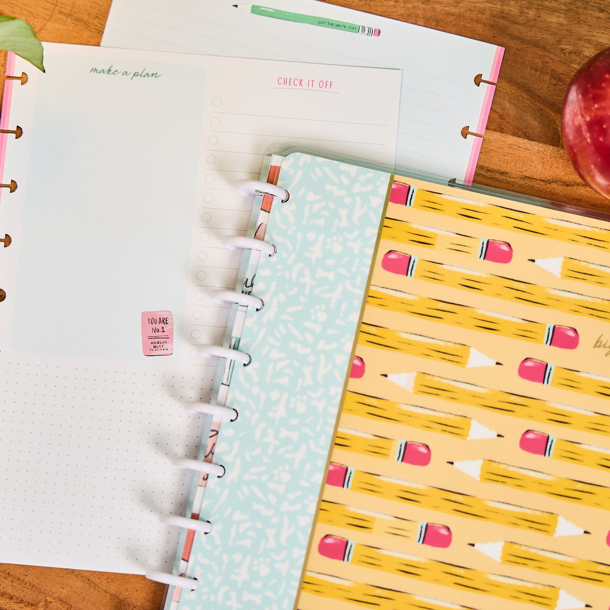 Pawsitive Teacher - Classic Notebook + Filler Paper + Sticker Bundle