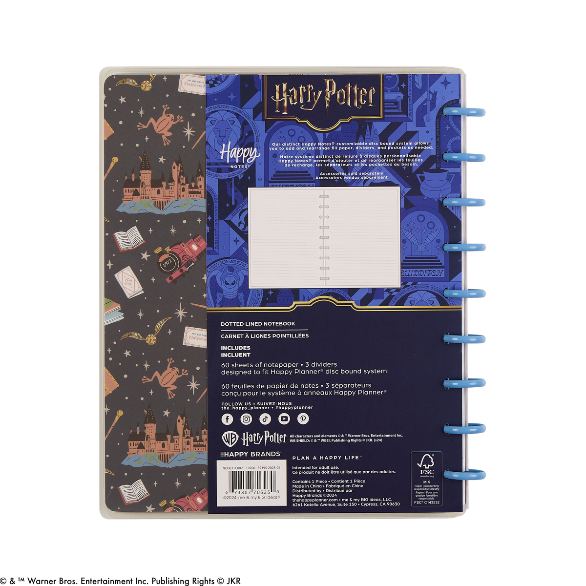 Harry Potter Teacher - Dotted Lined Classic Notebook - 60 Sheets
