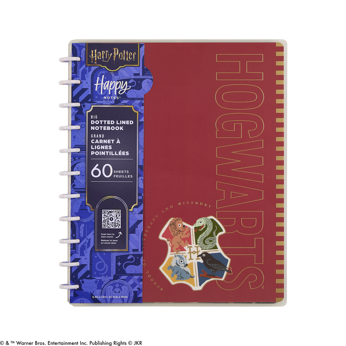 Harry Potter Student - Dotted Lined Big Notebook - 60 Sheets