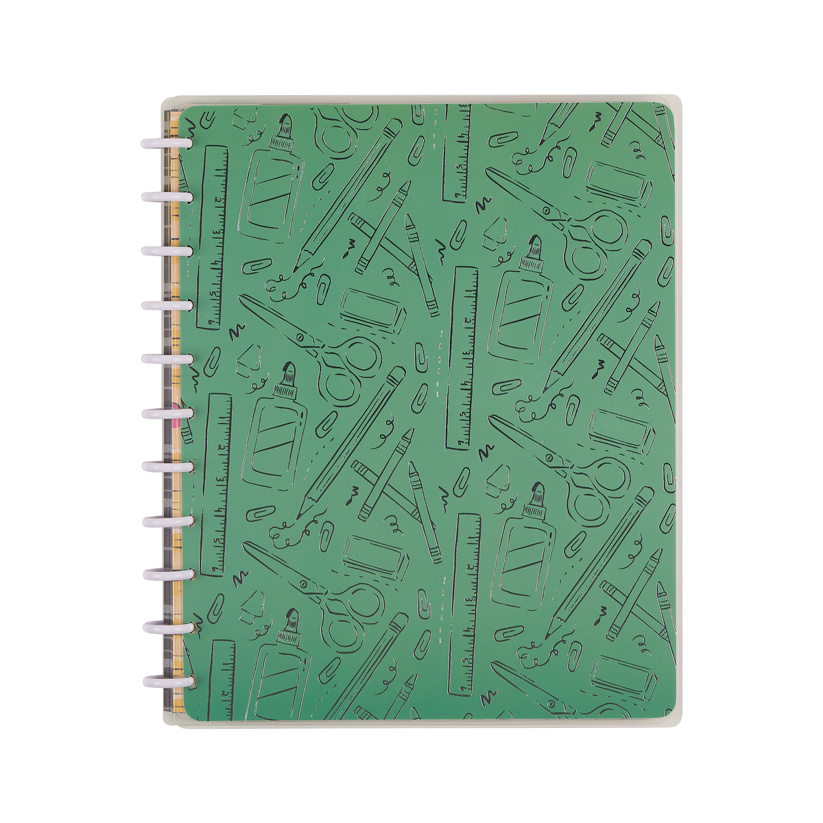 Pawsitive Teacher - Dotted Lined Big Notebook - 60 Sheets