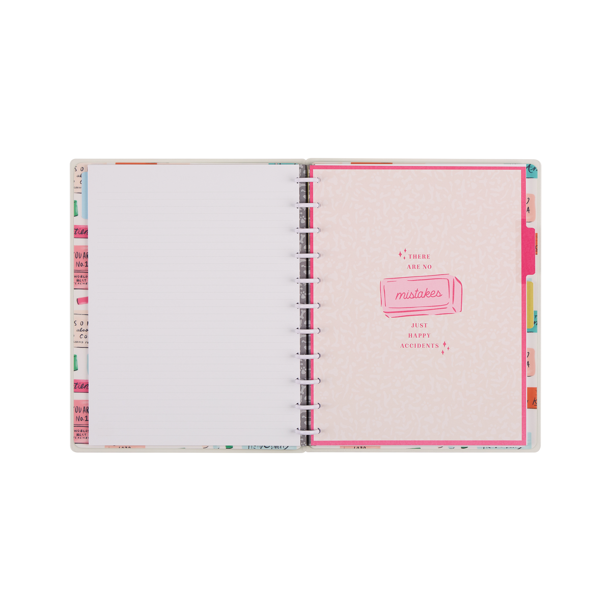Pawsitive Teacher - Dotted Lined Big Notebook - 60 Sheets