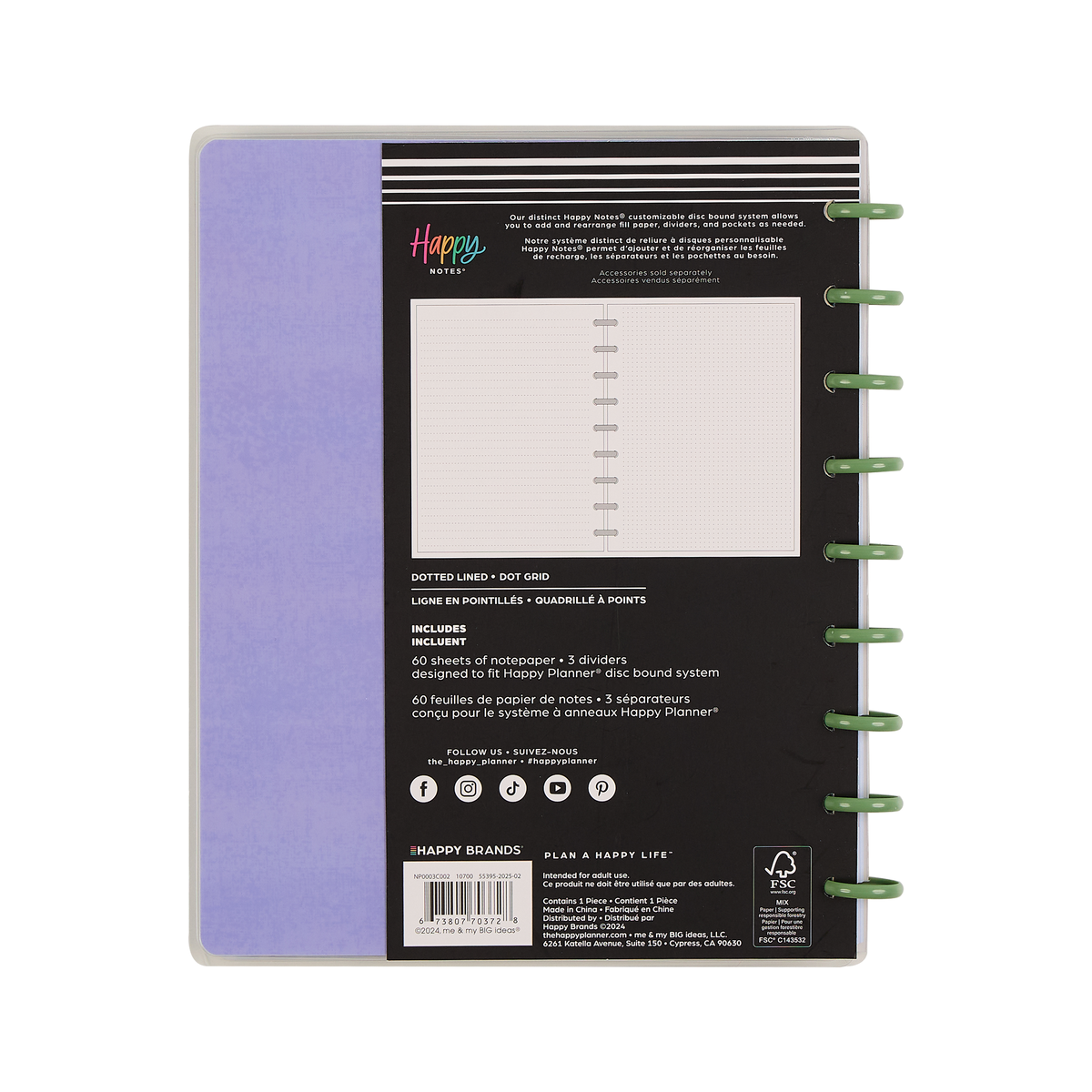 Fruit Stand Teacher - Dotted Lined + Dot Grid Classic Notebook - 60 Sheets