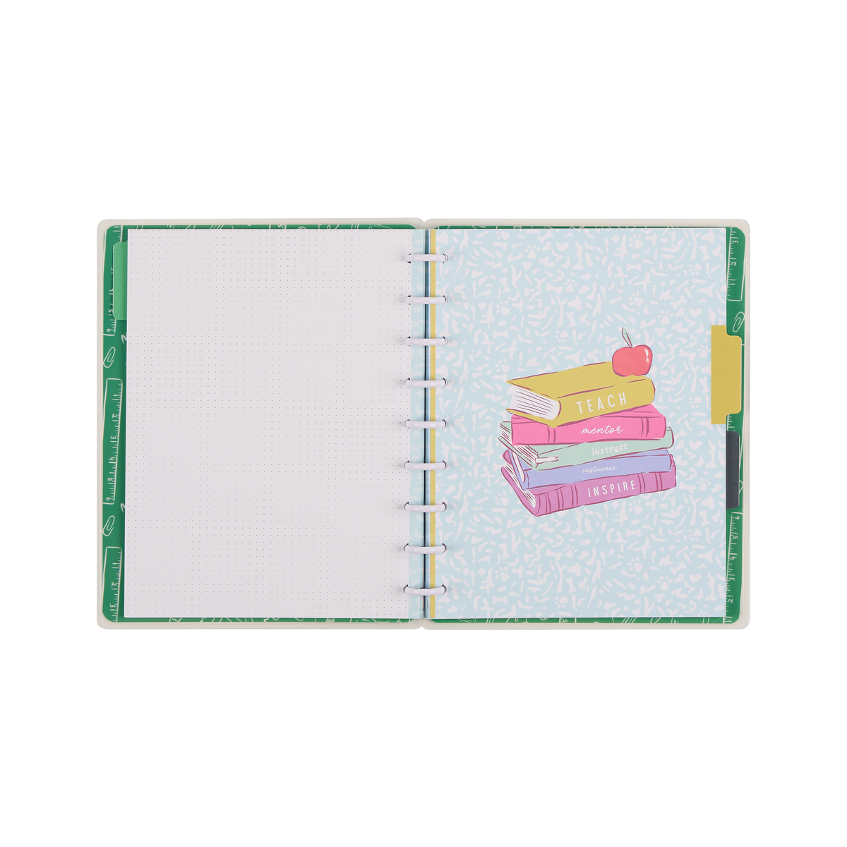 Pawsitive Teacher - Classic Notebook + Filler Paper + Sticker Bundle