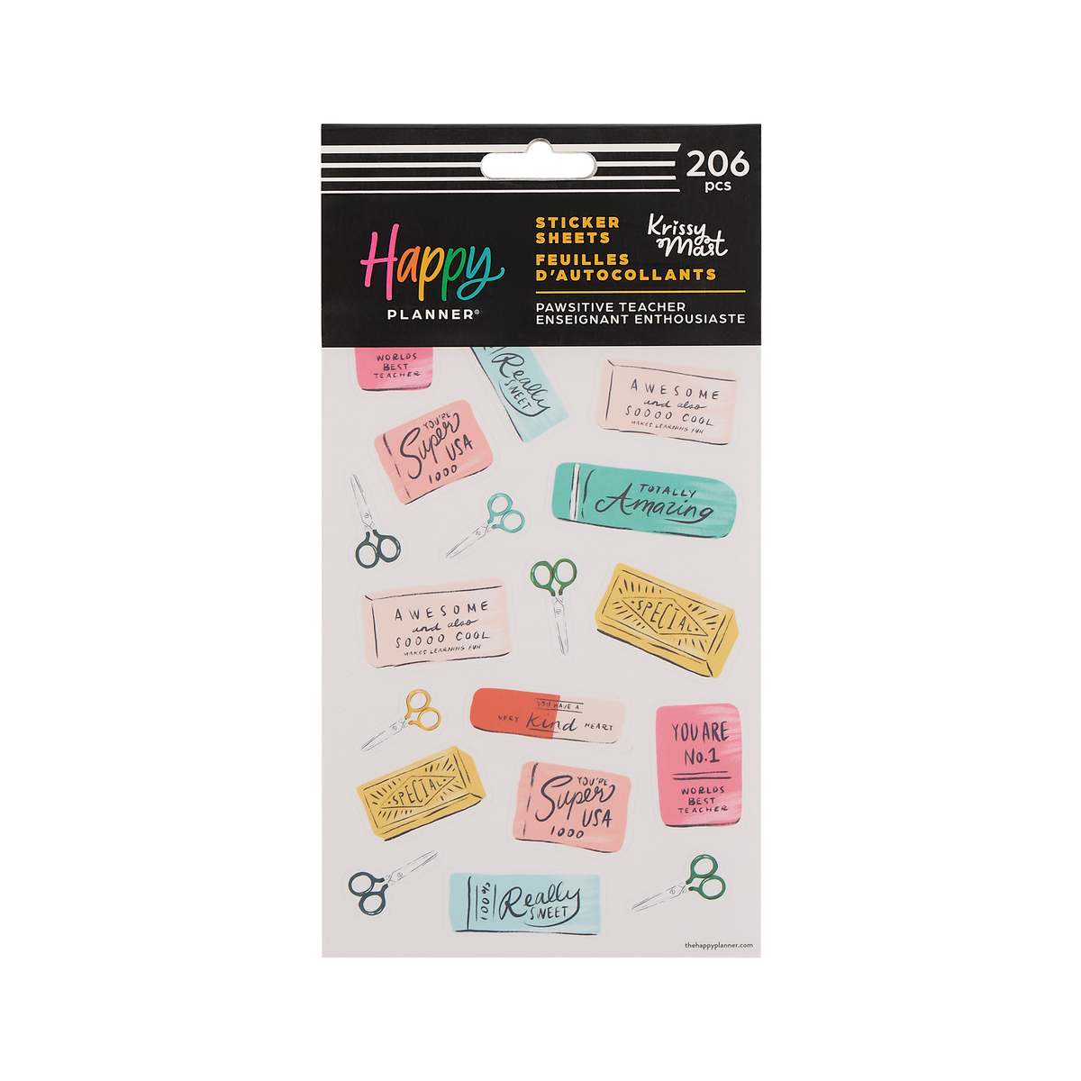 Pawsitive Teacher - Classic Notebook + Filler Paper + Sticker Bundle