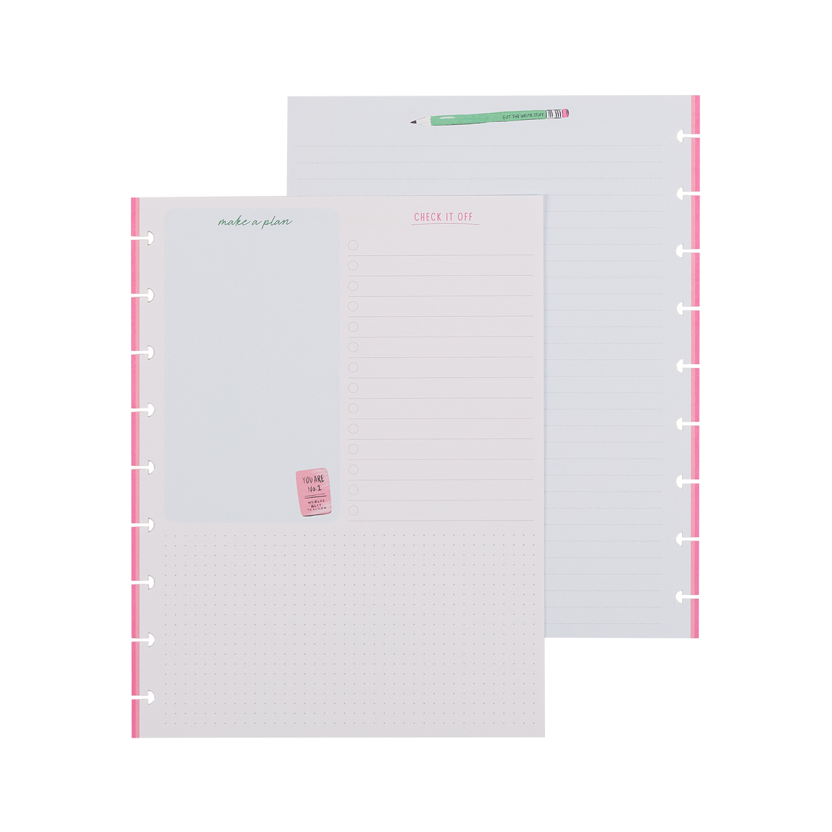 Pawsitive Teacher - Classic Notebook + Filler Paper + Sticker Bundle
