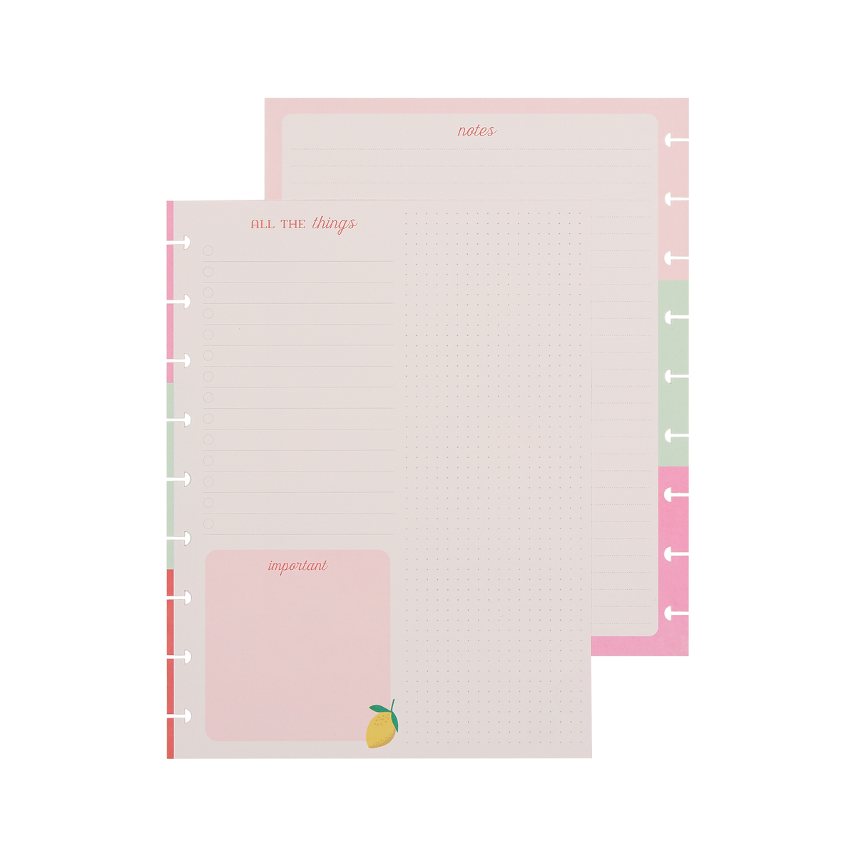 Fresh Start - Classic Notebook + Filler Paper + Sticker Bundle