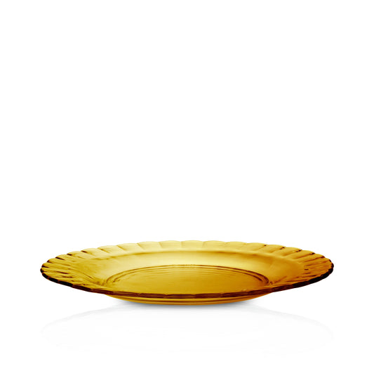Le Picardie® Amber Glass Dessert Plate 8 1/8" - Set of 6