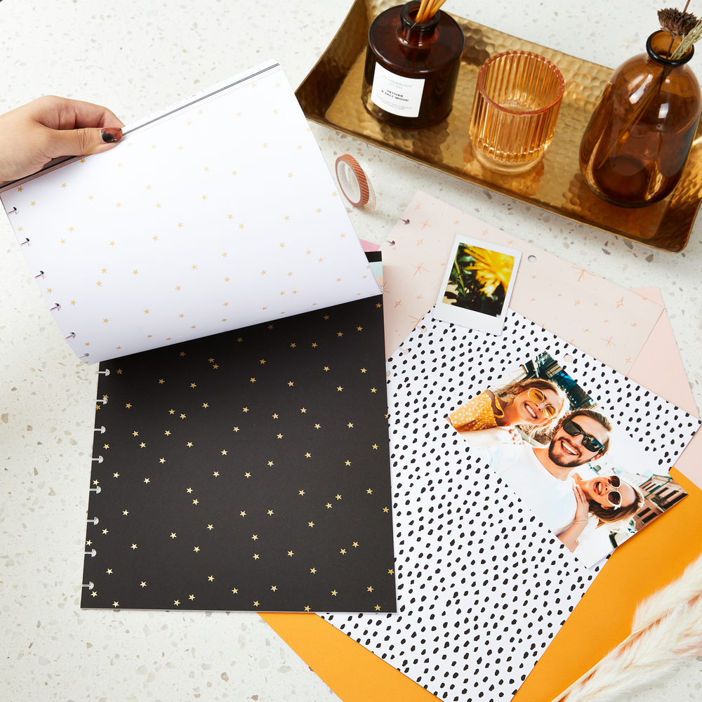 Happy Memory Keeping® - Muted Colors Big Pre-Punched Cardstock