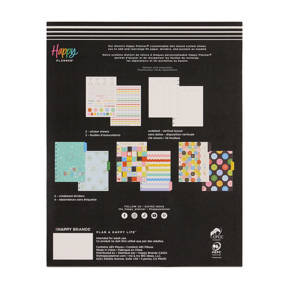 Happy Outlines - Classic Vertical Extension Pack - 6 Months
