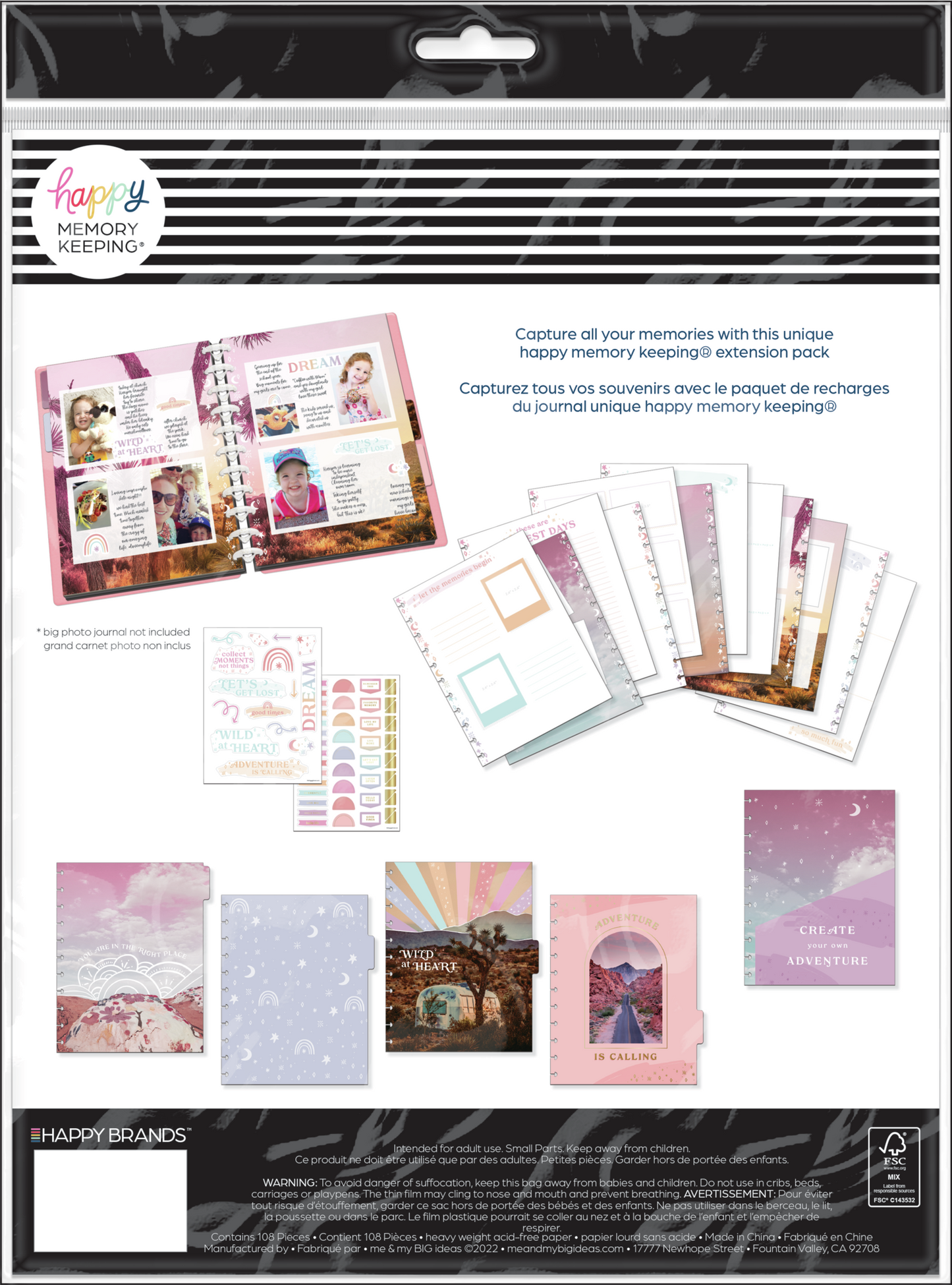 Happy Memory Keeping® Seek Magic - Big Memory Journal Extension Pack