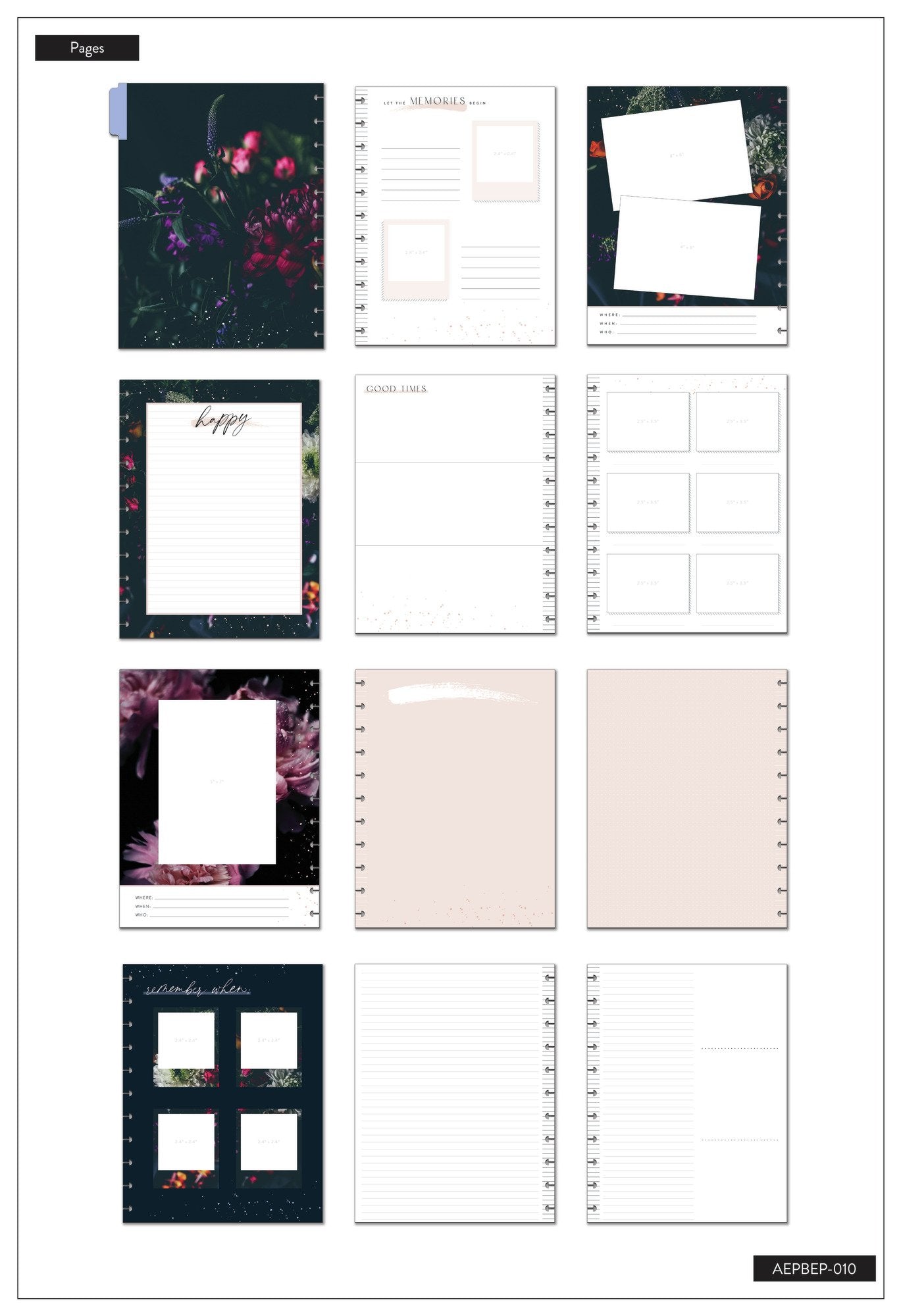 Happy Memory Keeping® Rustic Blooms Big Extension Pack