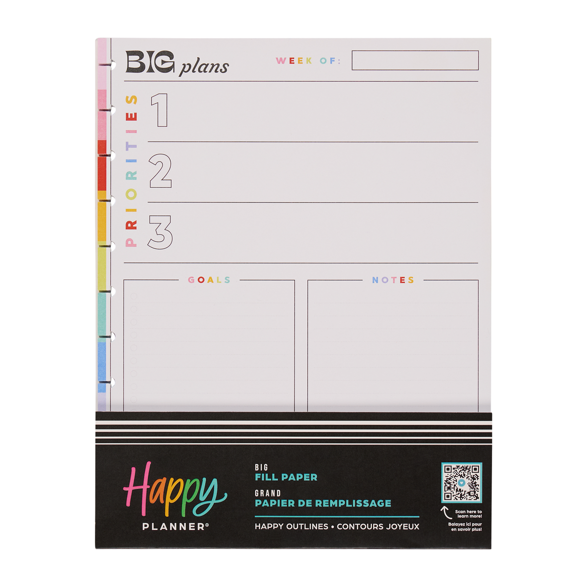 Happy Outlines - Dashboard + Dot Grid Big Filler Paper - 40 Sheets