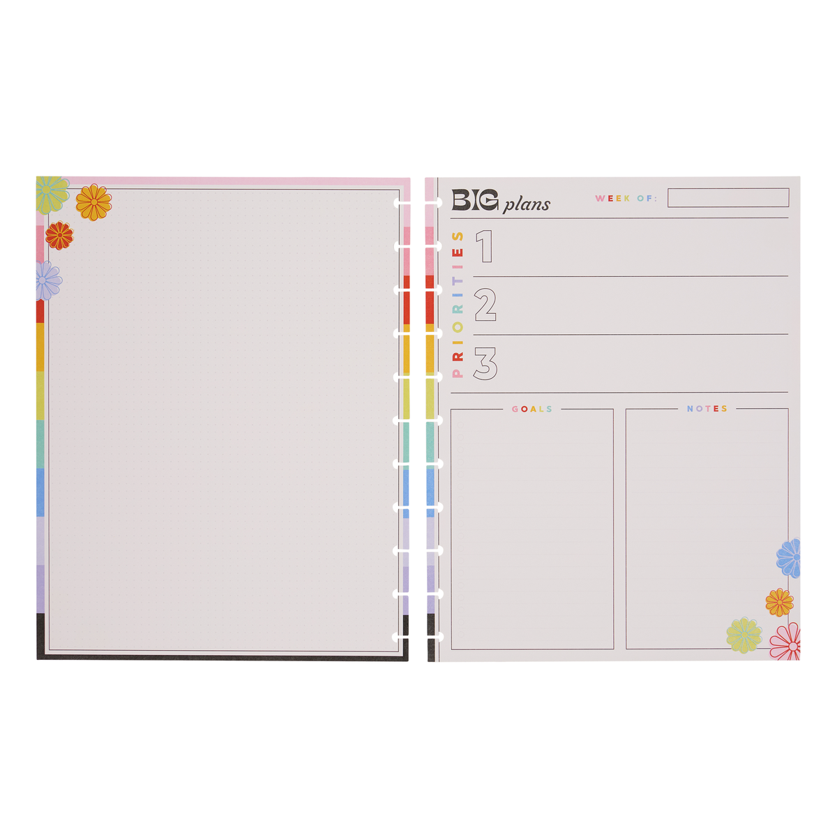 Happy Outlines - Dashboard + Dot Grid Big Filler Paper - 40 Sheets