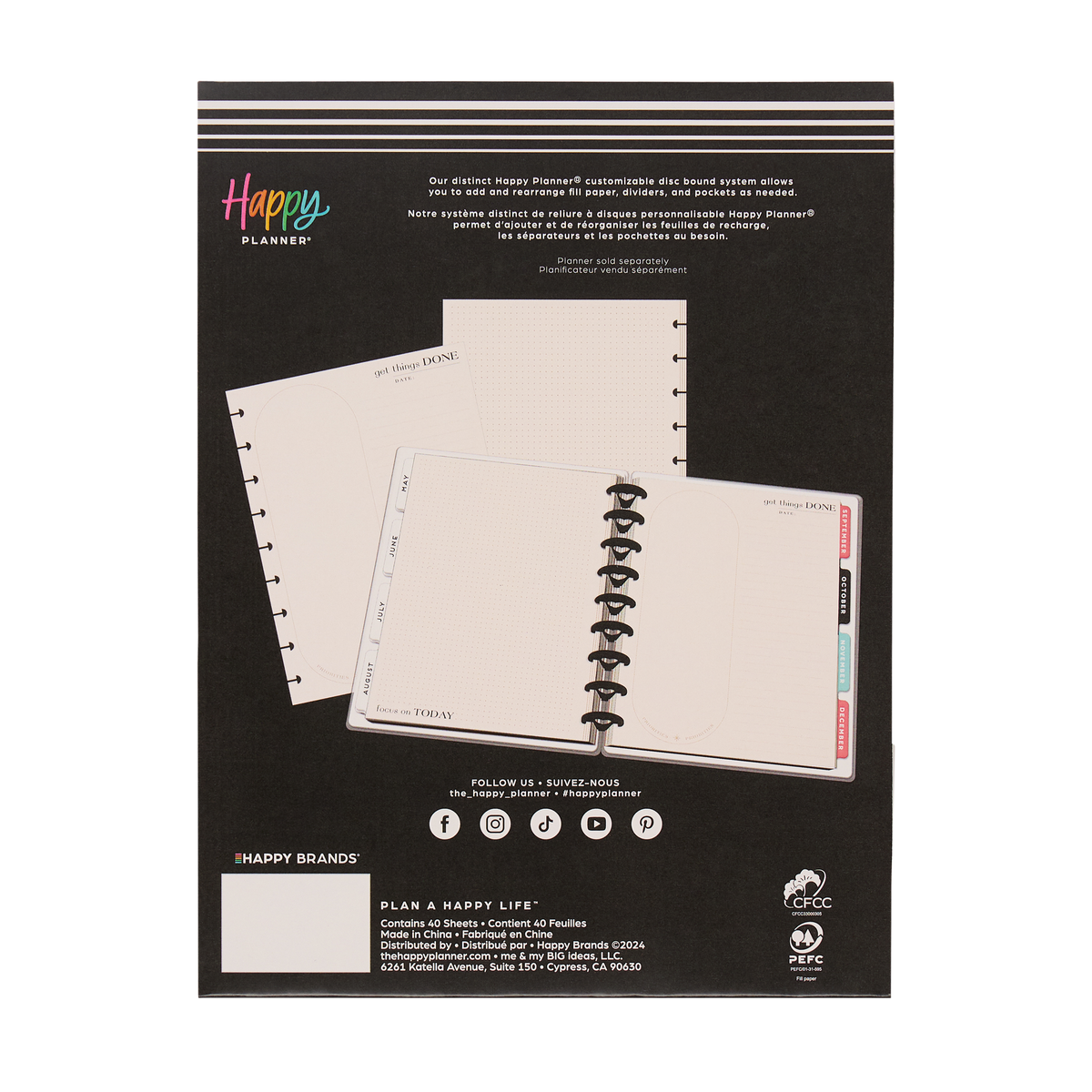Modern Craft - Dashboard + Dot Grid Classic Filler Paper - 40 Sheets