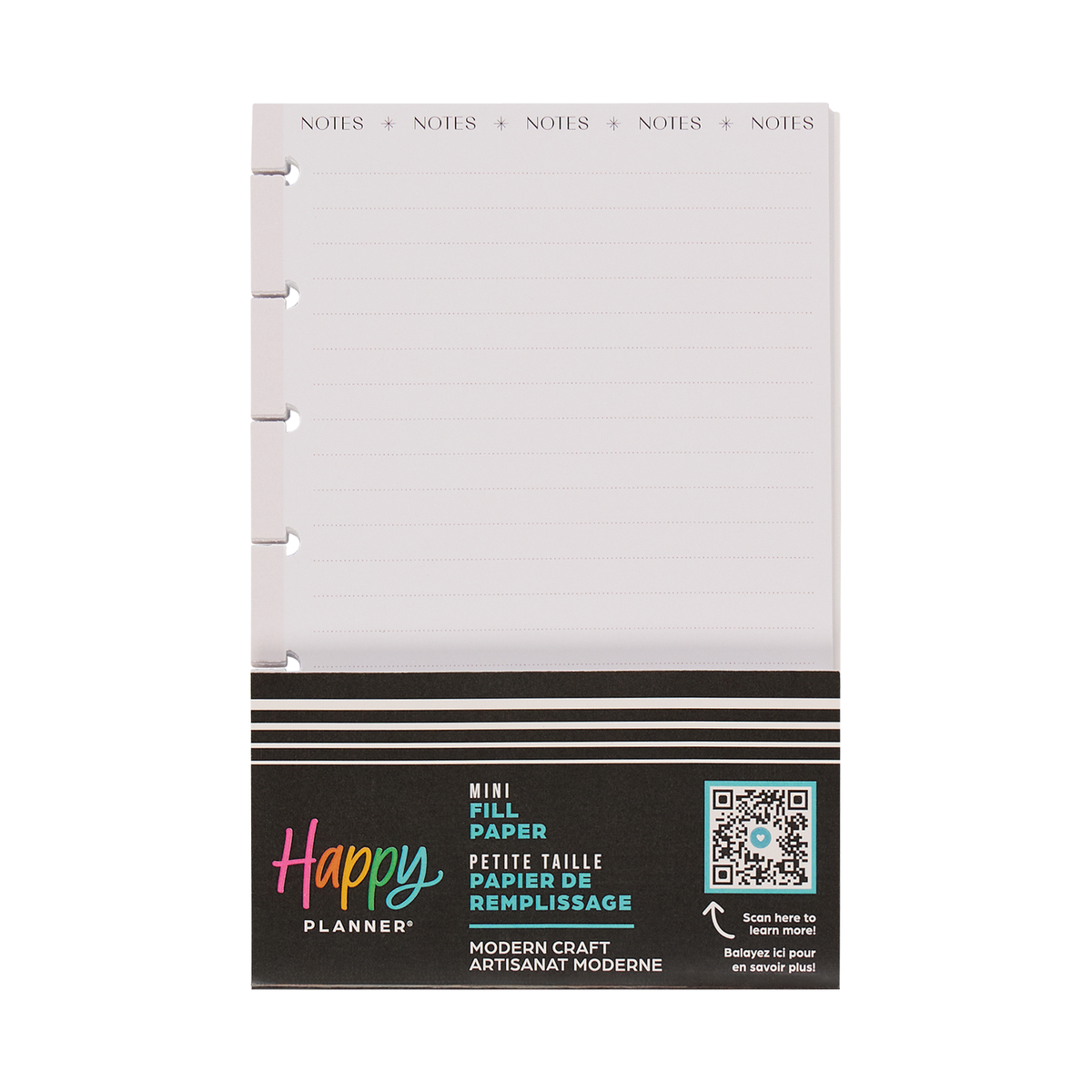 Modern Craft - Dotted Lined Mini Filler Paper - 40 Sheets