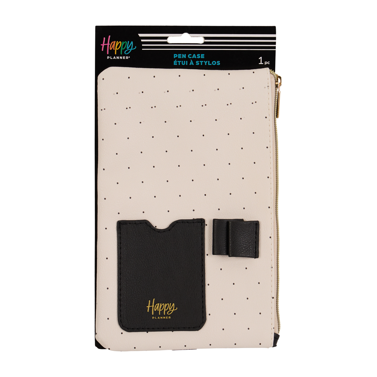 Textured Tile - Classic Banded Pen Pouch With Pen Loop