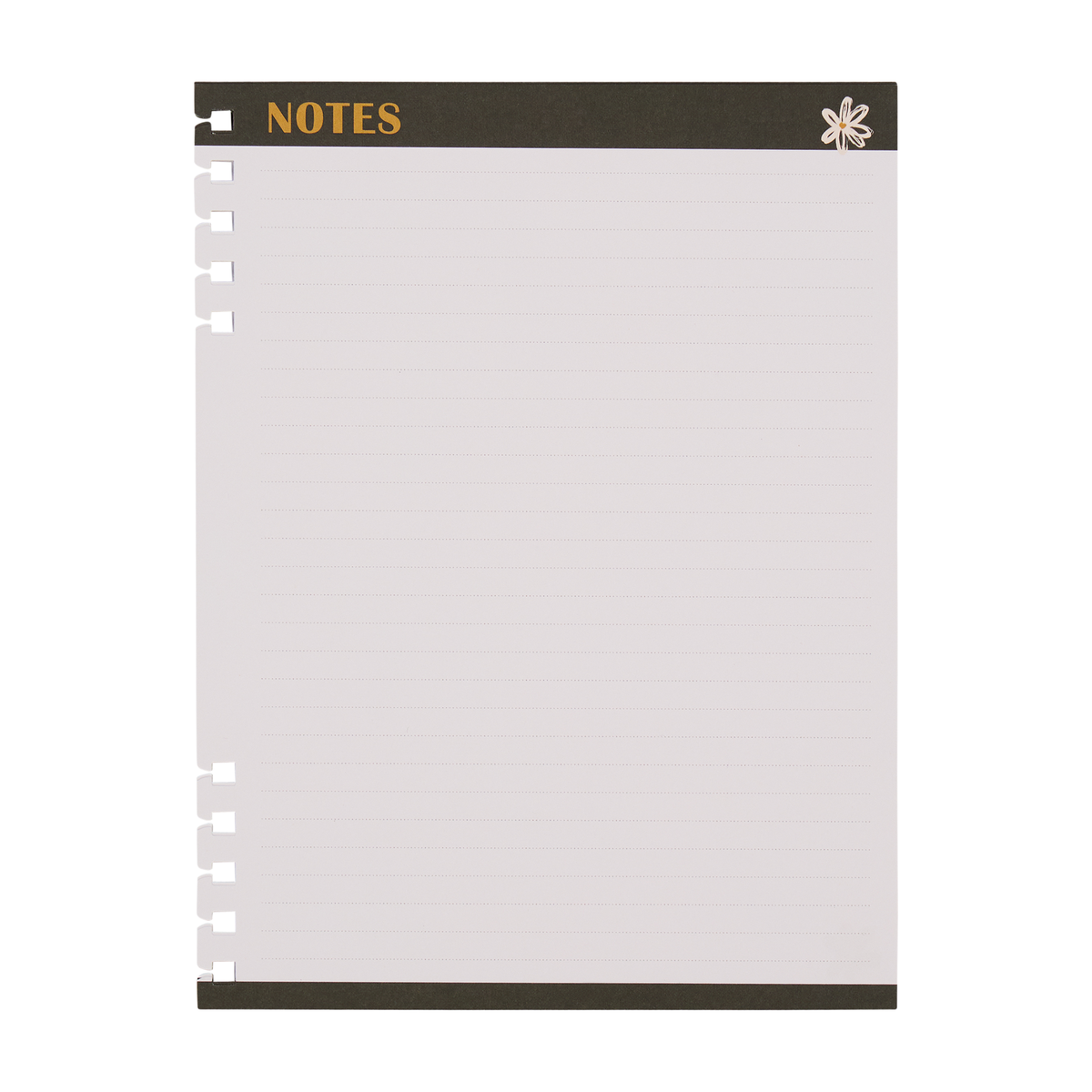 Mod Sketches - Dotted Lined Classic Customizable Spiral Filler Paper - 40 Sheets