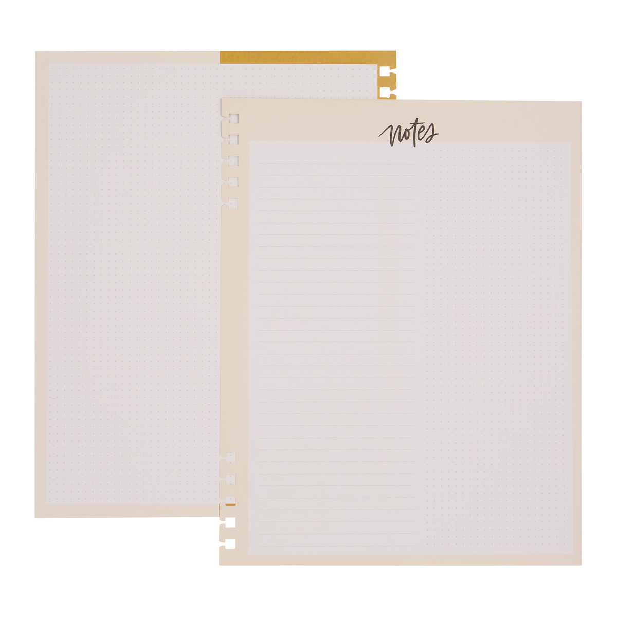 Mod Sketches - Dashboard + Dot Grid Big Customizable Spiral Filler Paper - 40 Sheets