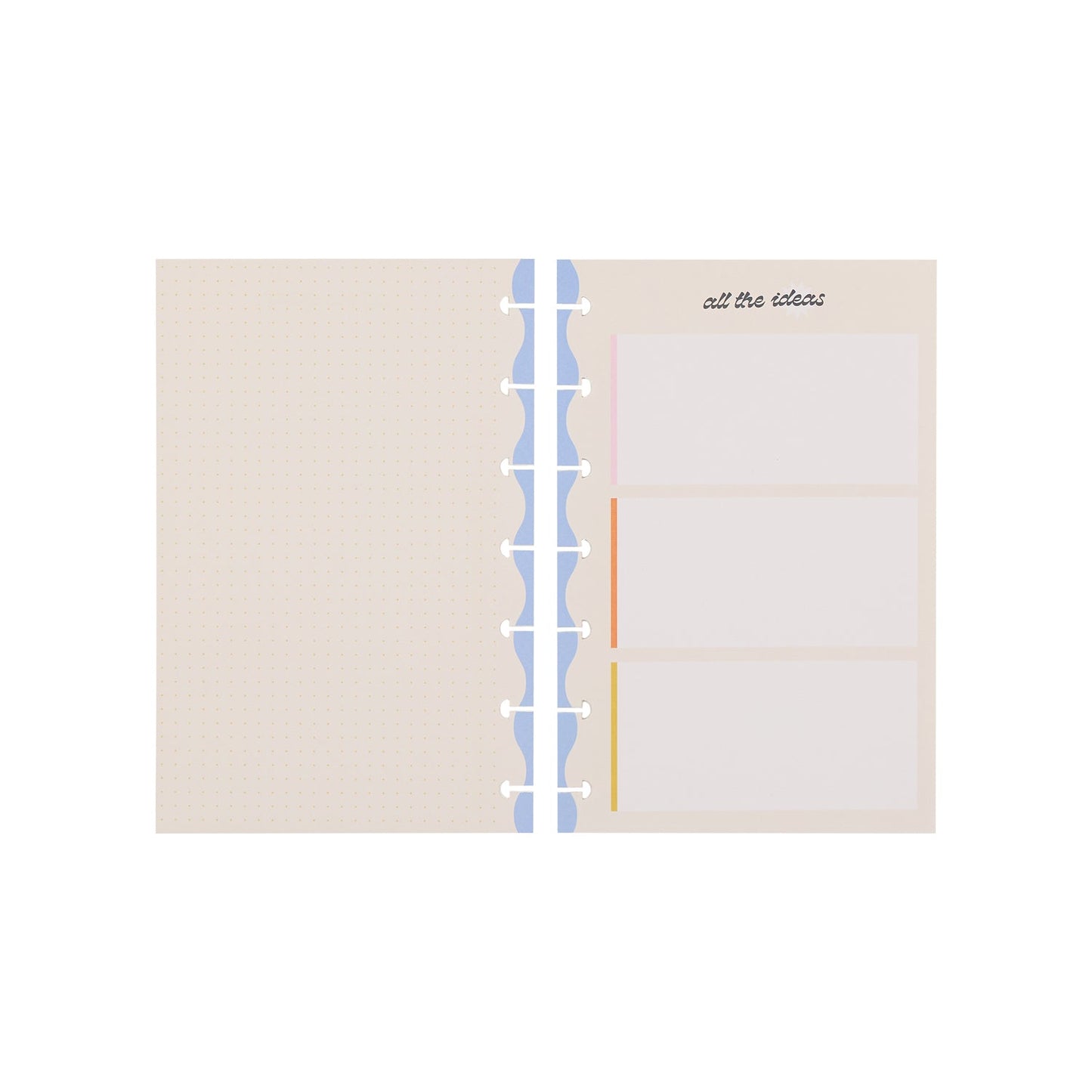 Bright Energy - Dot Grid Mini Filler Paper - 40 Sheets