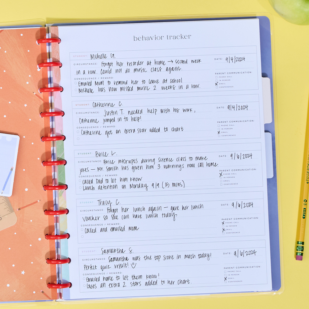 Classroom Seating Charts & Behavior Trackers - Big Teacher Accessory Pack