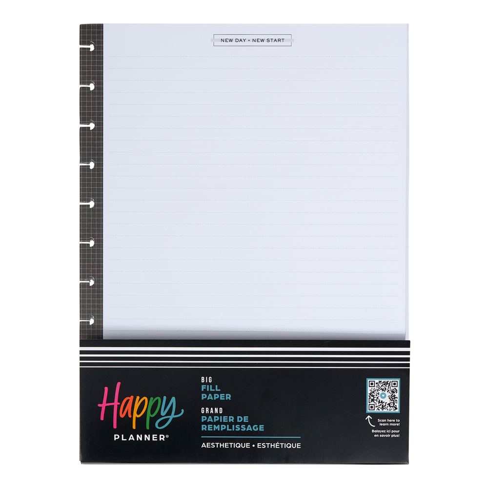 Aesthetique Teacher - Dotted Lined Big Filler Paper - 40 Sheets