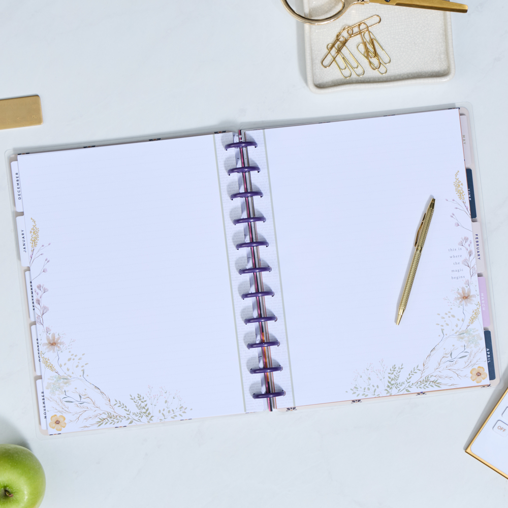 Reading in the Garden Teacher - Dotted Lined Big Filler Paper - 40 Sheets