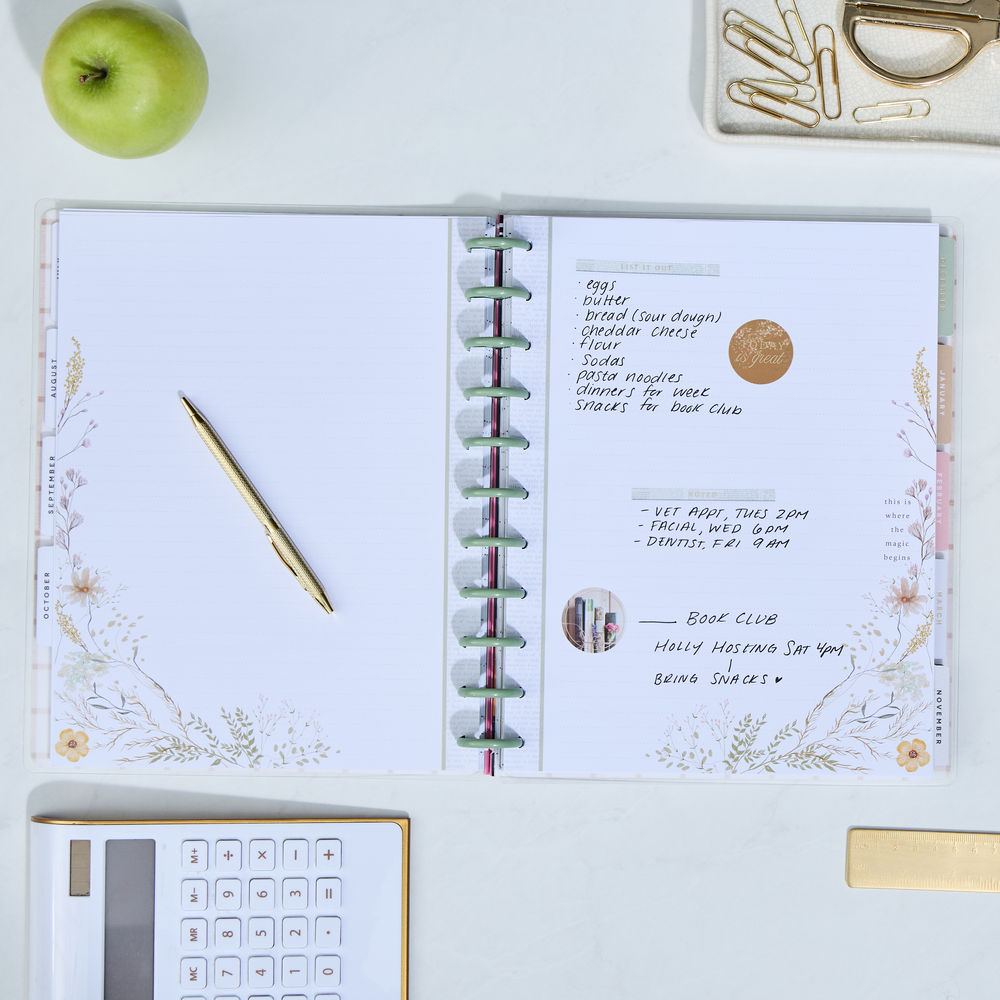 Reading in the Garden Teacher - Dotted Lined Big Filler Paper - 40 Sheets