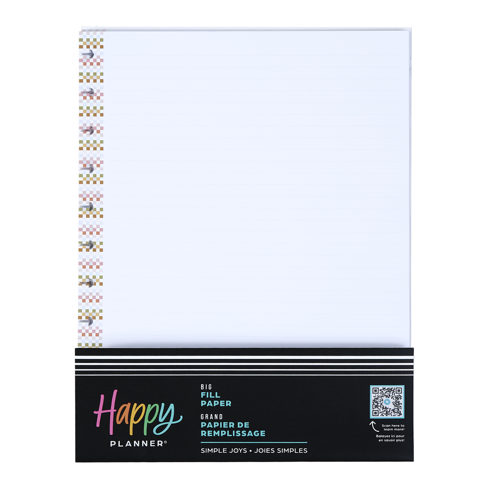 Simple Joys - Dotted Lined Big Filler Paper - 40 Sheets