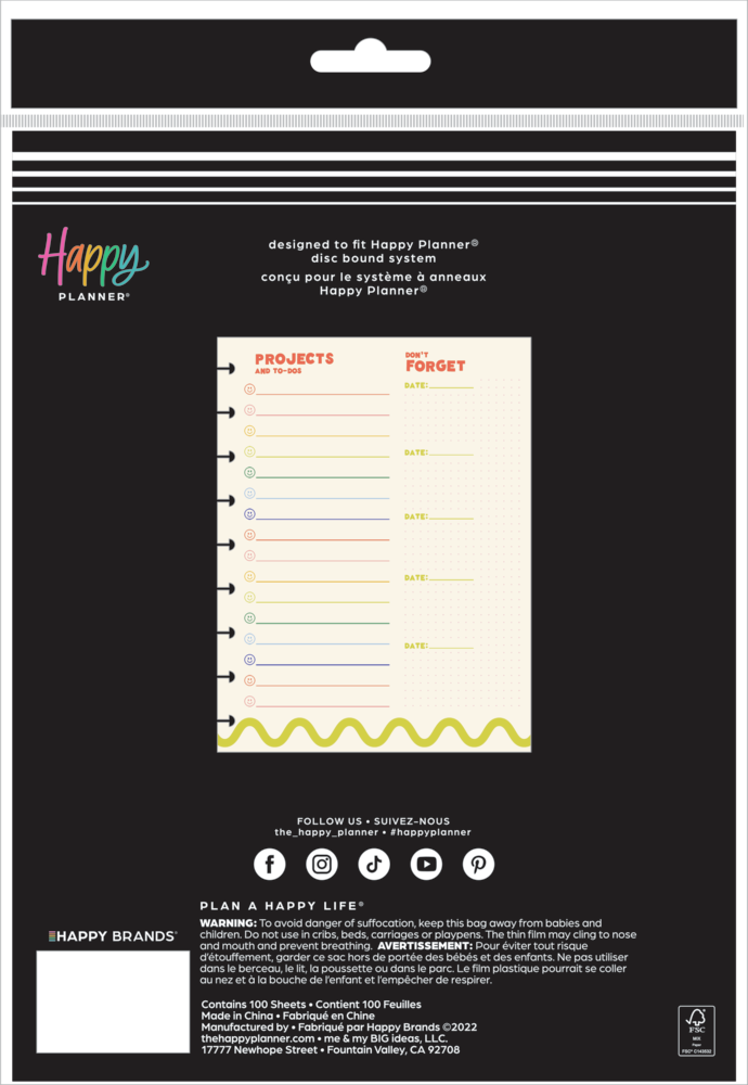 Super Happy - Block Notepad - Classic - 100 Sheets