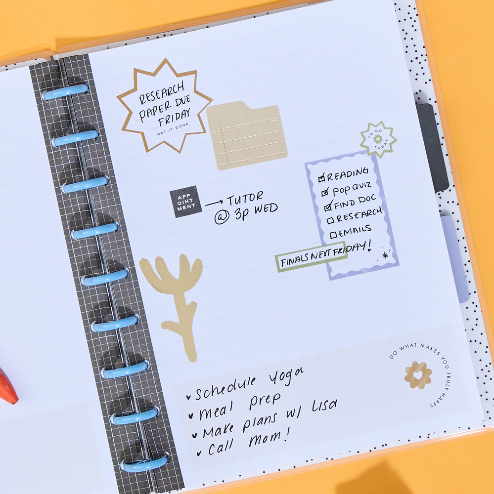 Quirky Plans Student - Dotted Lined Classic Filler Paper - 40 Sheets