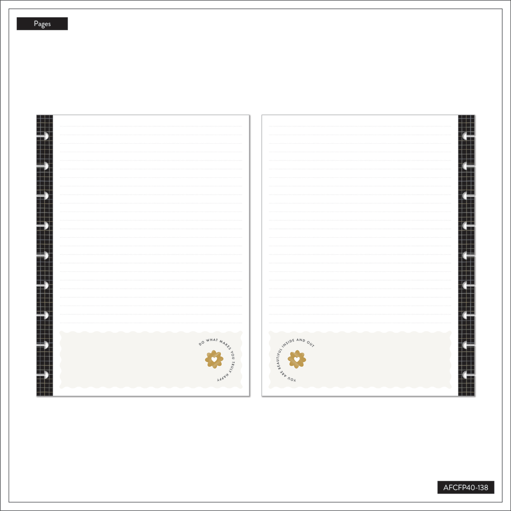 Quirky Plans Student - Dotted Lined Classic Filler Paper - 40 Sheets