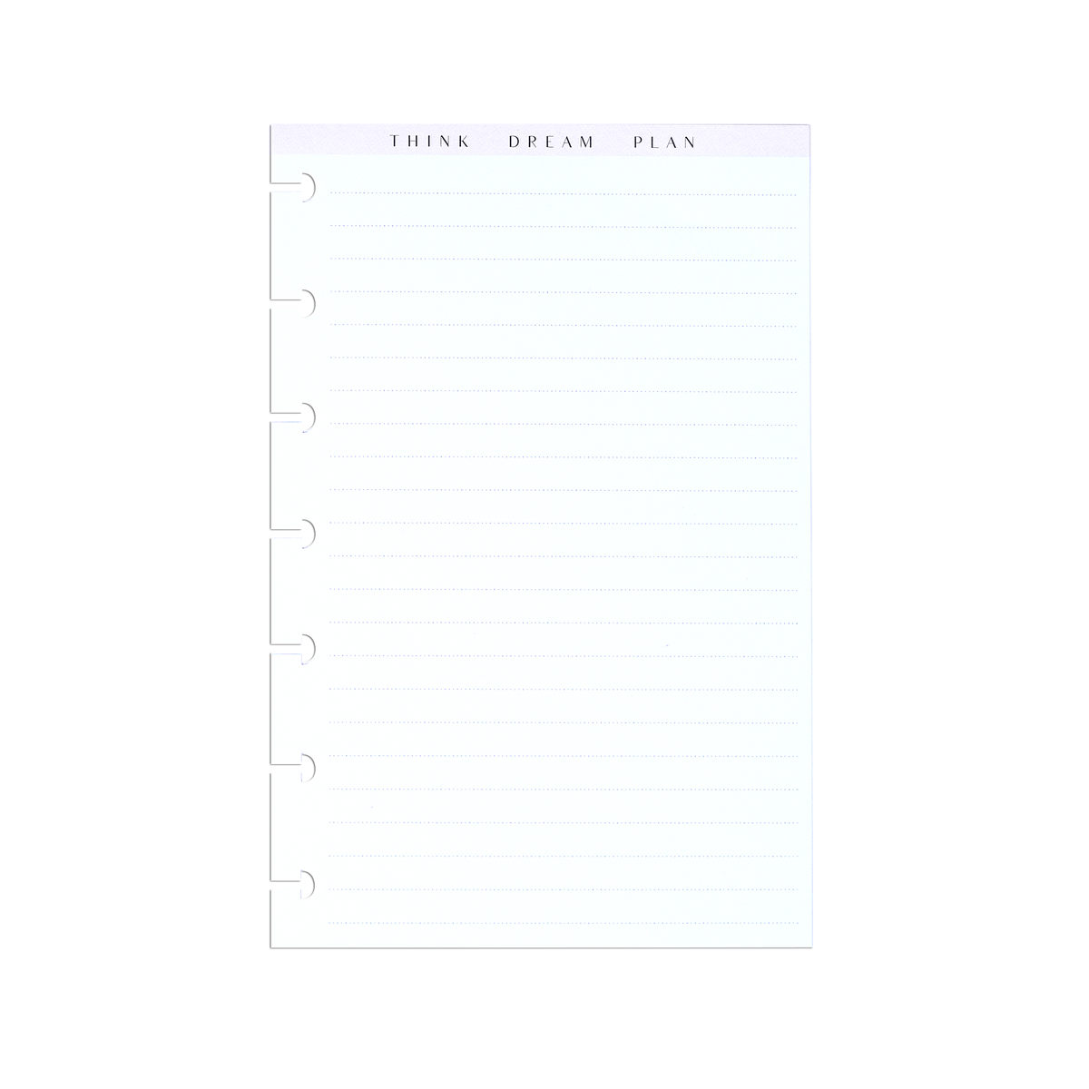 Neutrals - Dotted Lined Mini Filler Paper - 40 Sheets