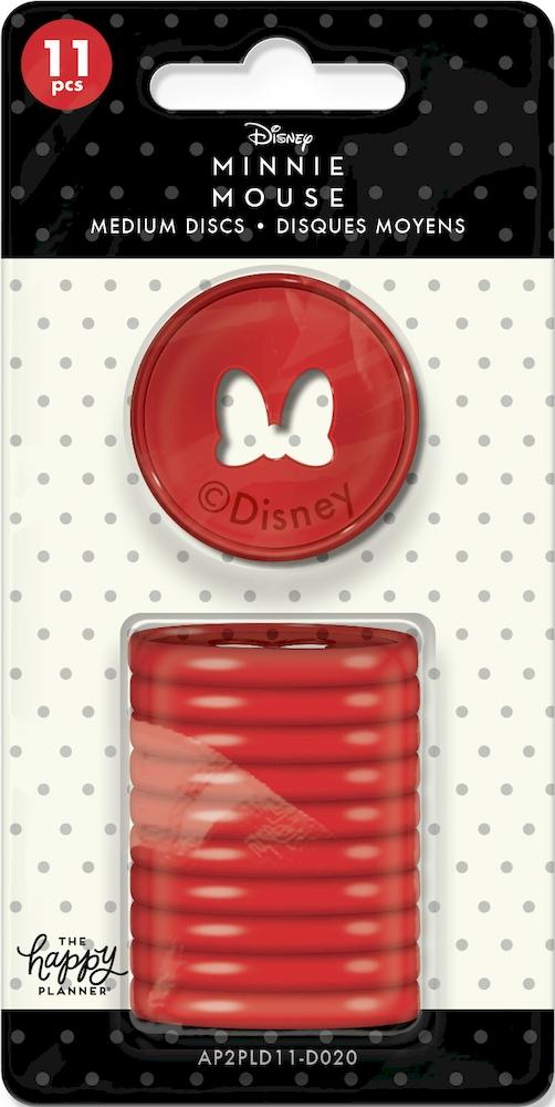 Minnie Mouse Red Bow Medium Plastic Disc Set