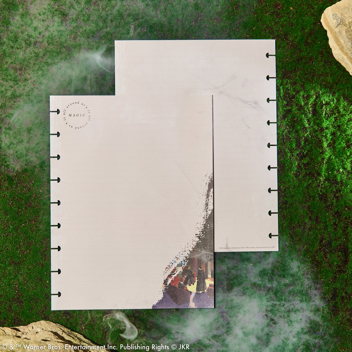Harry Potter Enchanted Grounds - Dotted Lined Classic Filler Paper - 40 Sheets