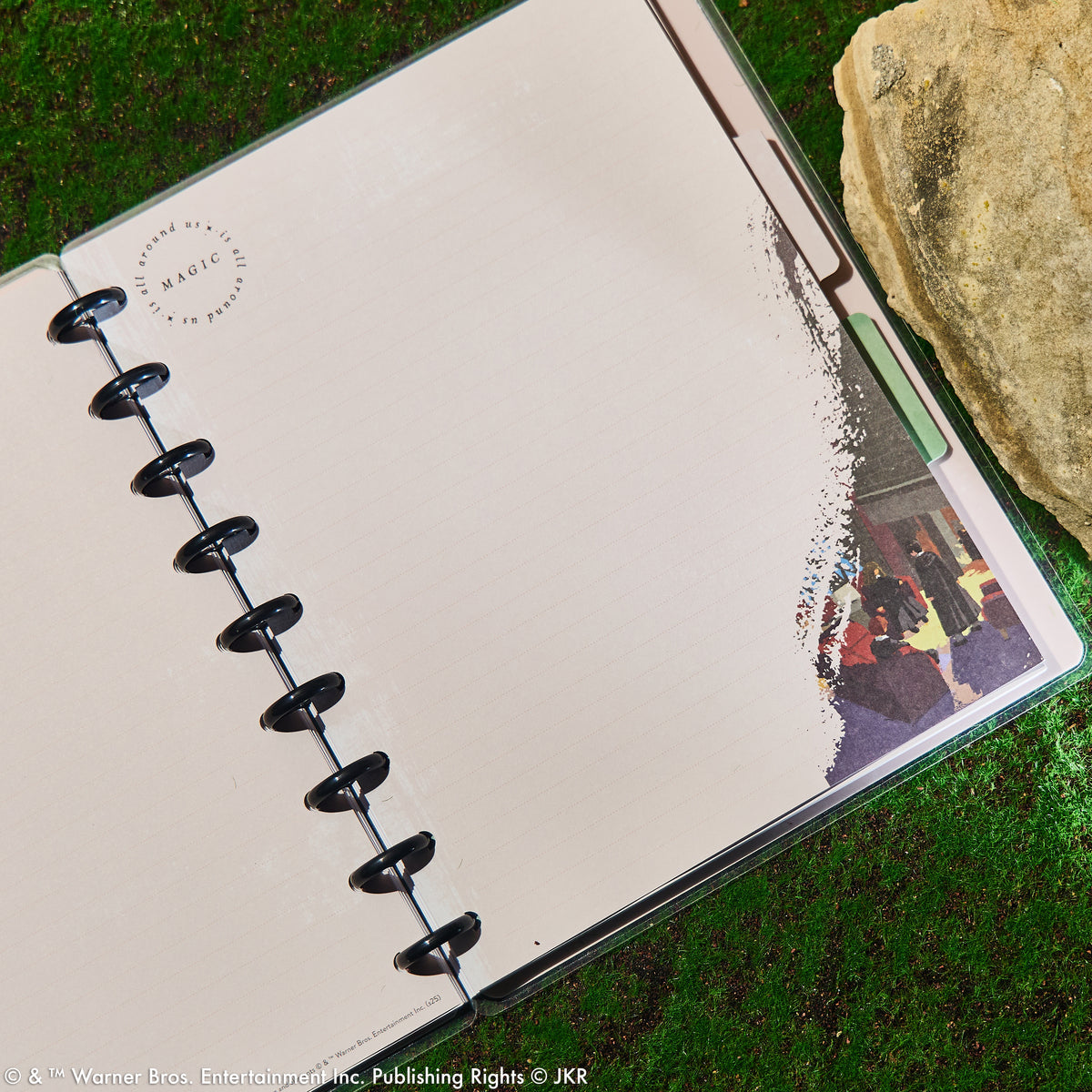 Harry Potter Enchanted Grounds - Dotted Lined Classic Filler Paper - 40 Sheets