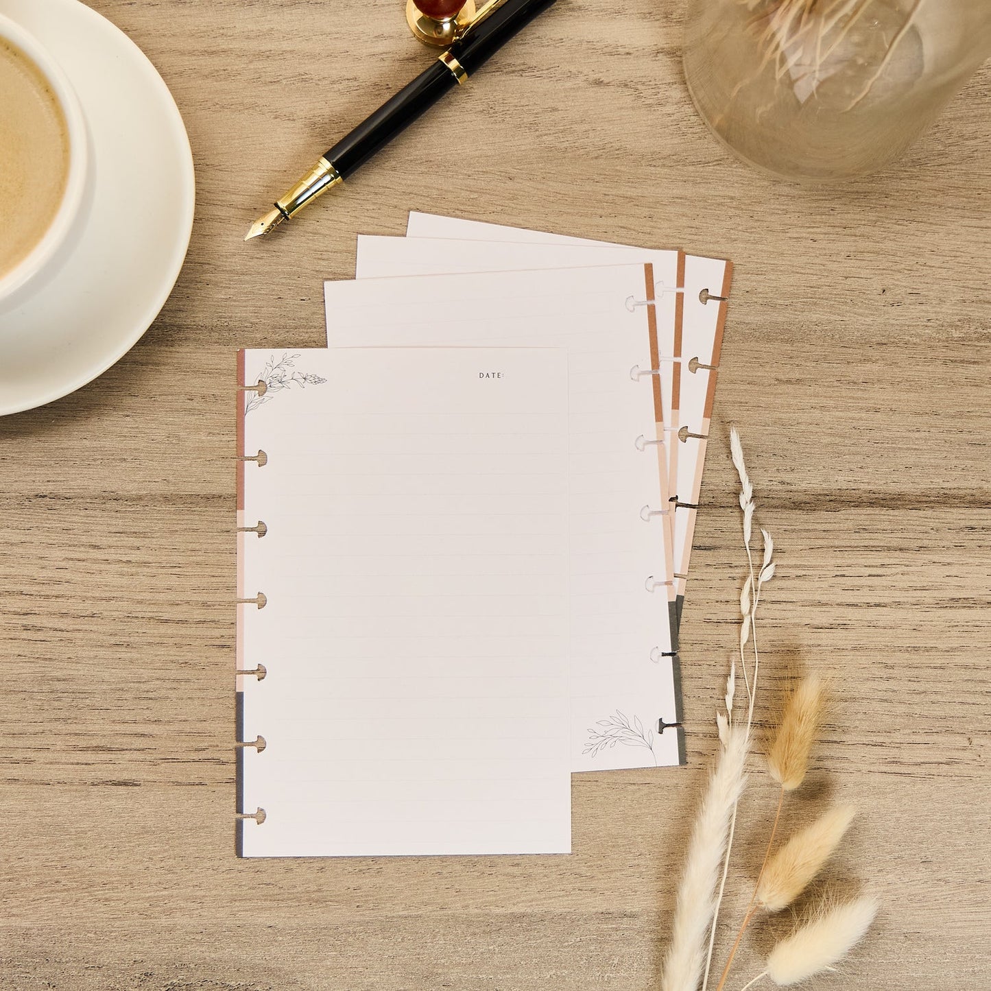 Modern Charm - Dotted Lined Mini Filler Paper - 40 Sheets