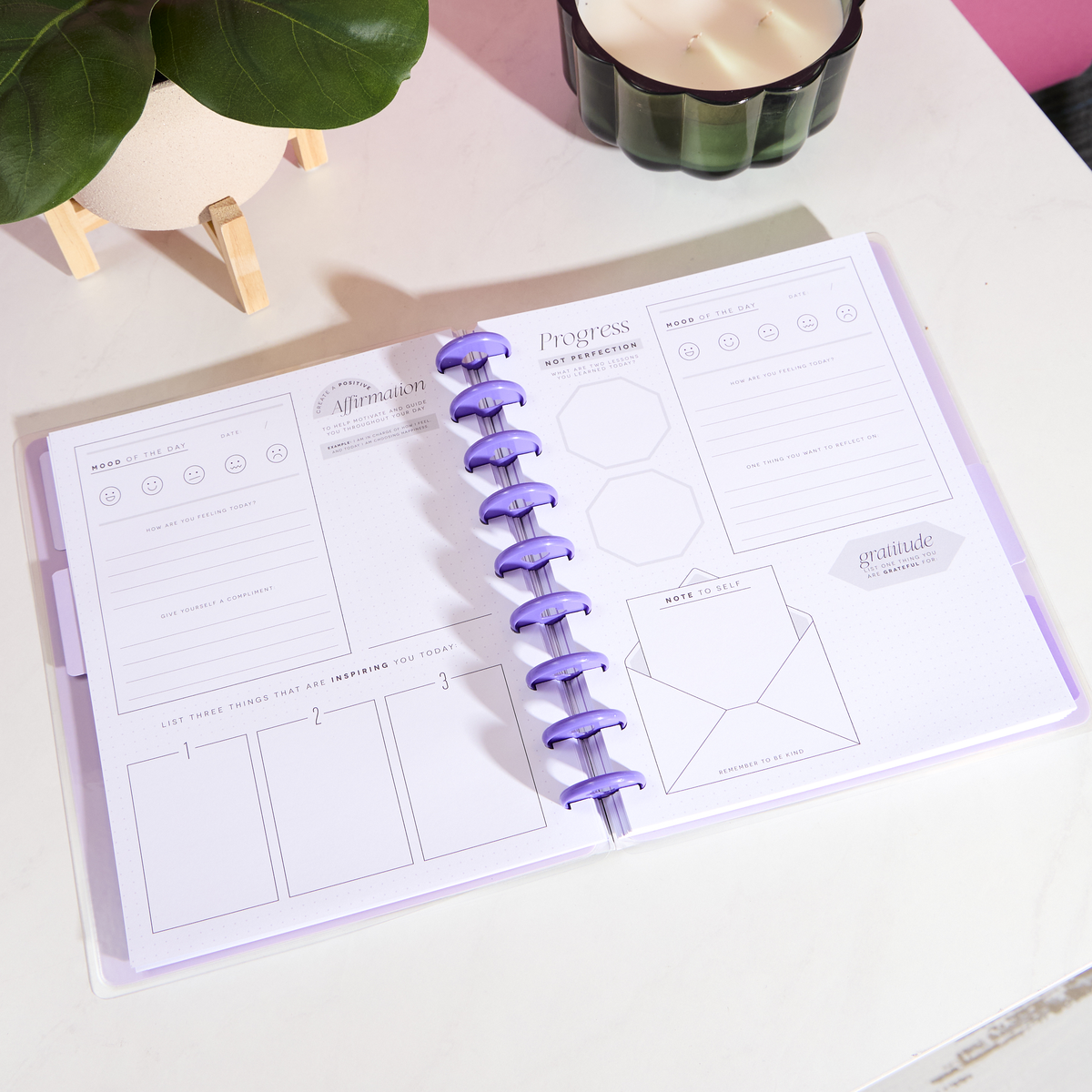 Reflect & Grow - Classic Guided Mood Journal - 80 Sheets