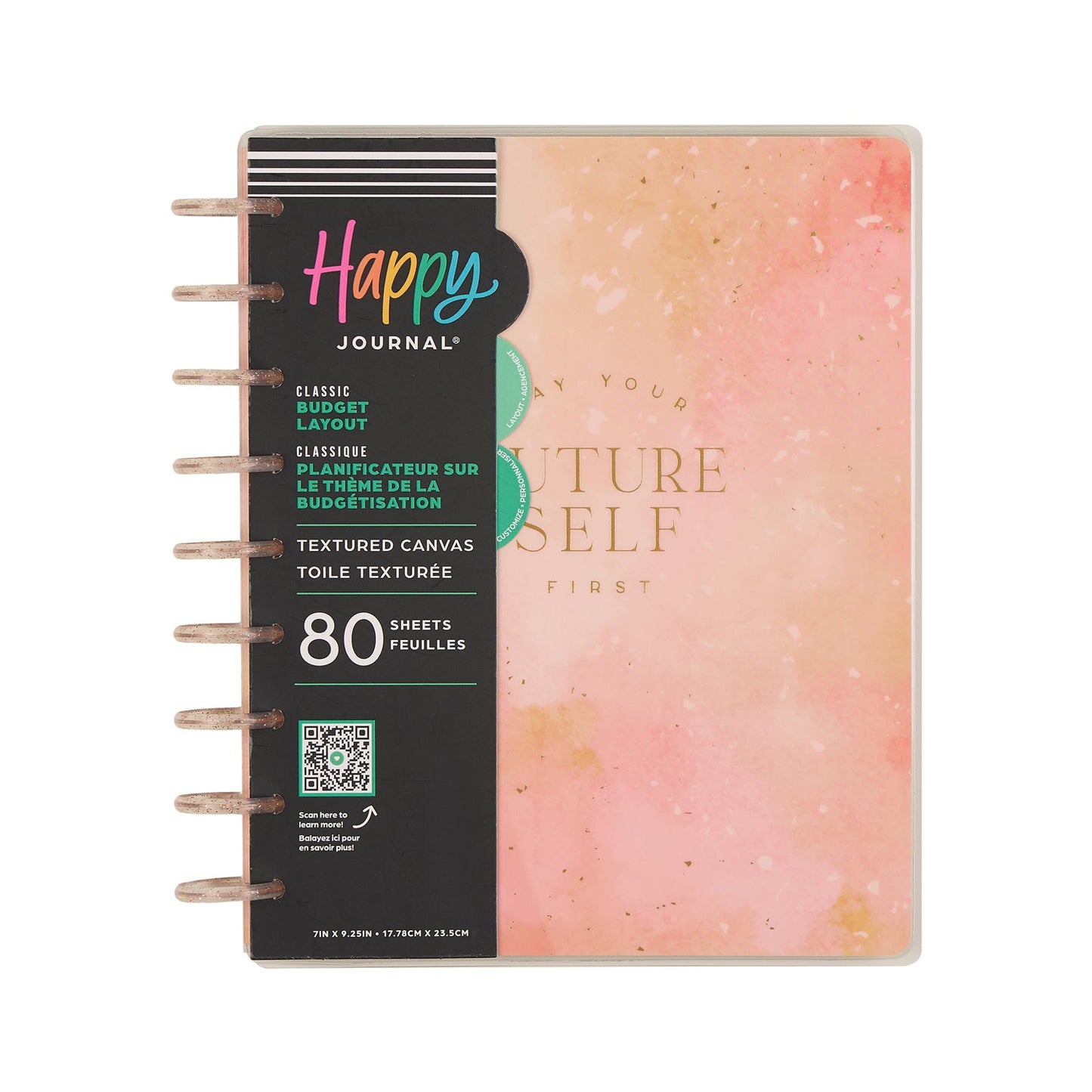 Textured Canvas Budget - Classic Guided Budget Journal - 40 Sheets