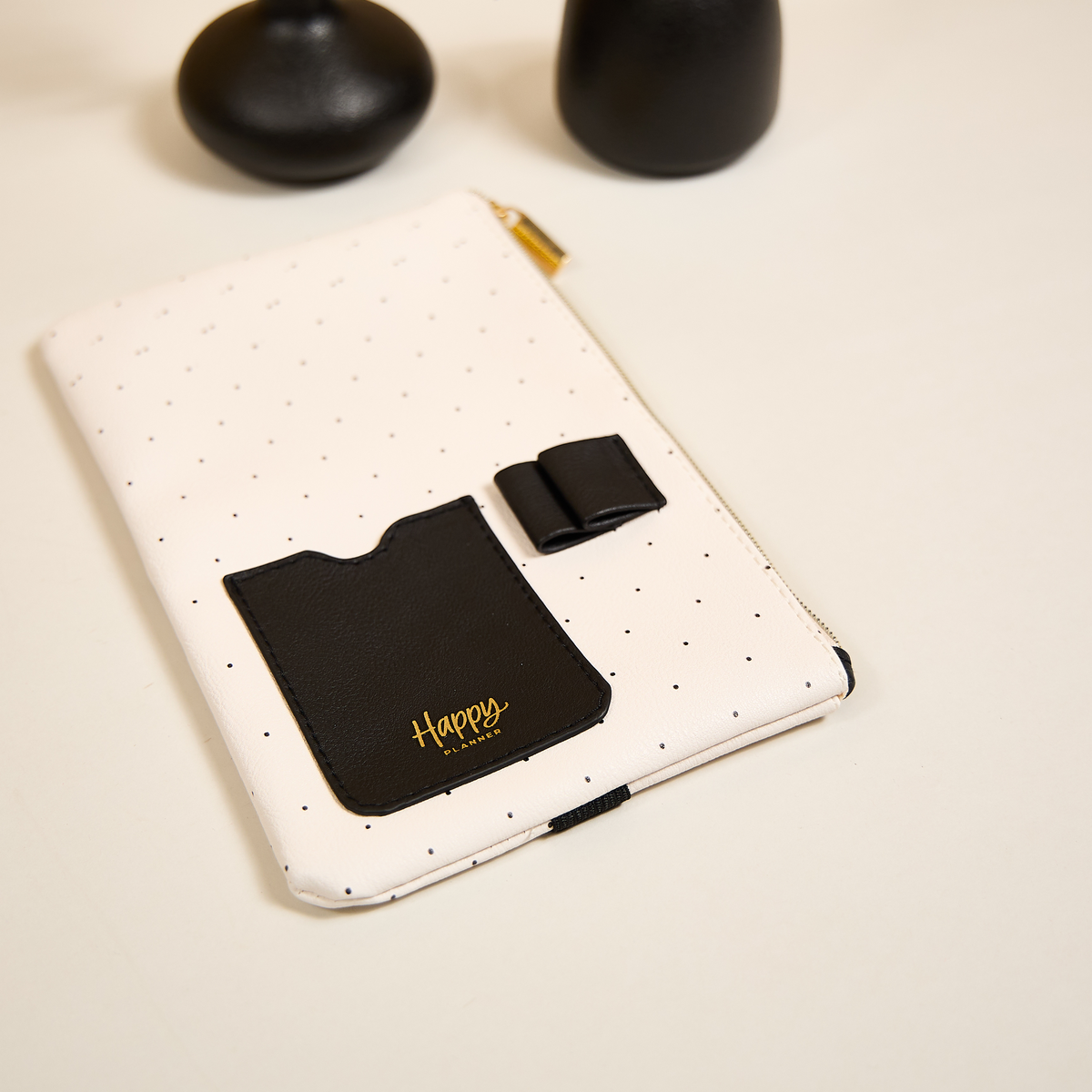 Textured Tile - Classic Banded Pen Pouch With Pen Loop