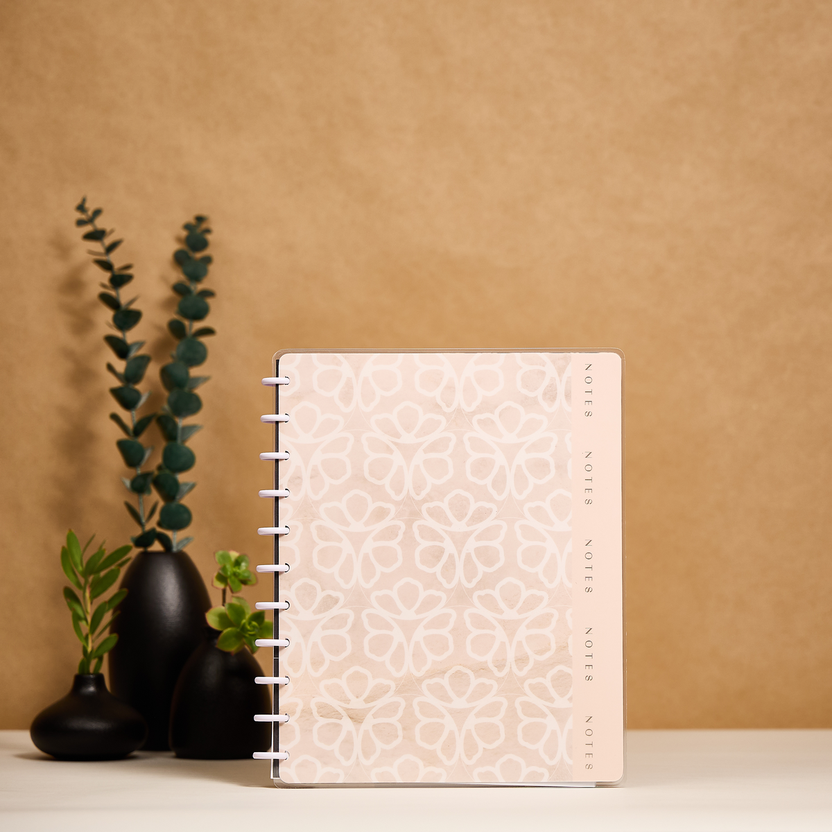 Textured Tile - Dotted Lined Big Notebook - 60 Sheets