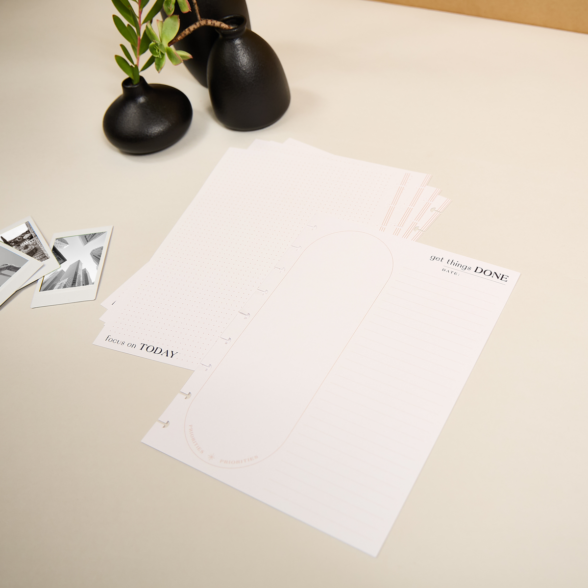 Modern Craft - Dashboard + Dot Grid Classic Filler Paper - 40 Sheets