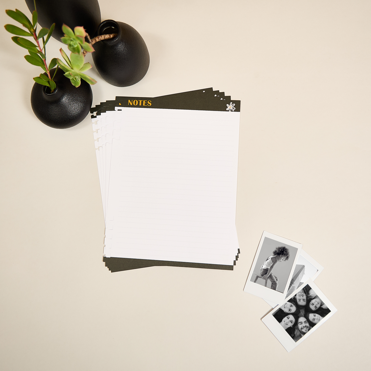 Mod Sketches - Dotted Lined Classic Customizable Spiral Filler Paper - 40 Sheets
