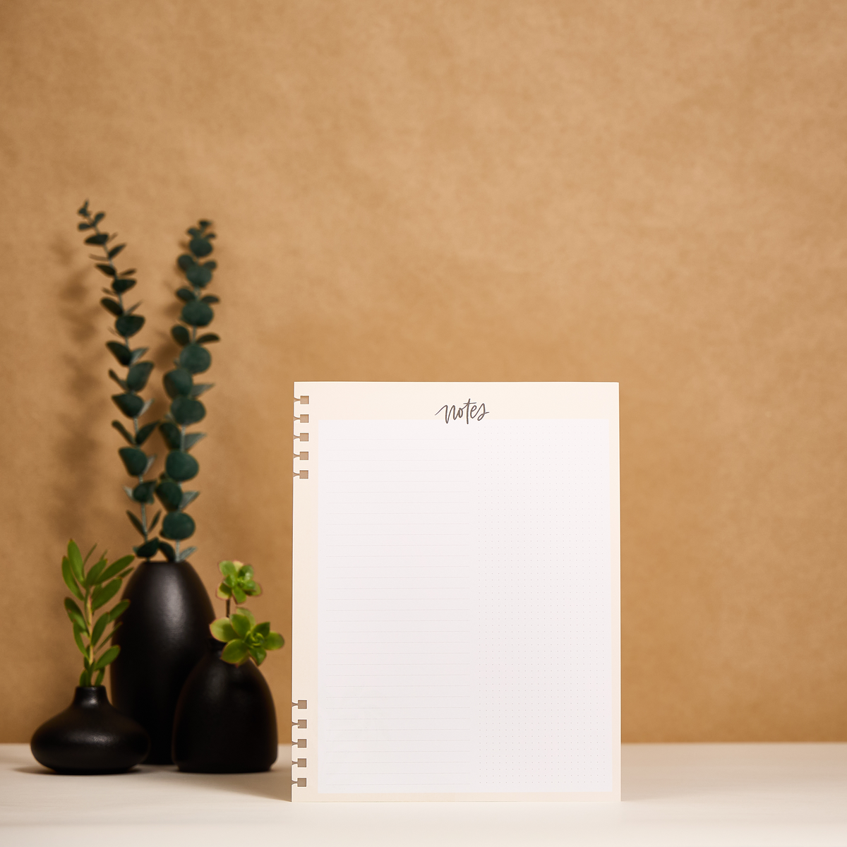 Mod Sketches - Dashboard + Dot Grid Big Customizable Spiral Filler Paper - 40 Sheets