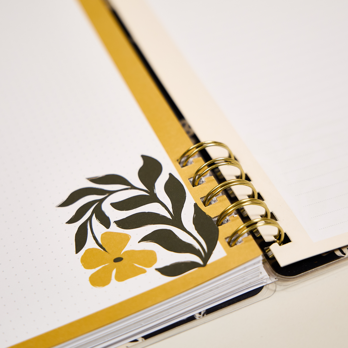 Mod Sketches - Dashboard + Dot Grid Big Customizable Spiral Filler Paper - 40 Sheets
