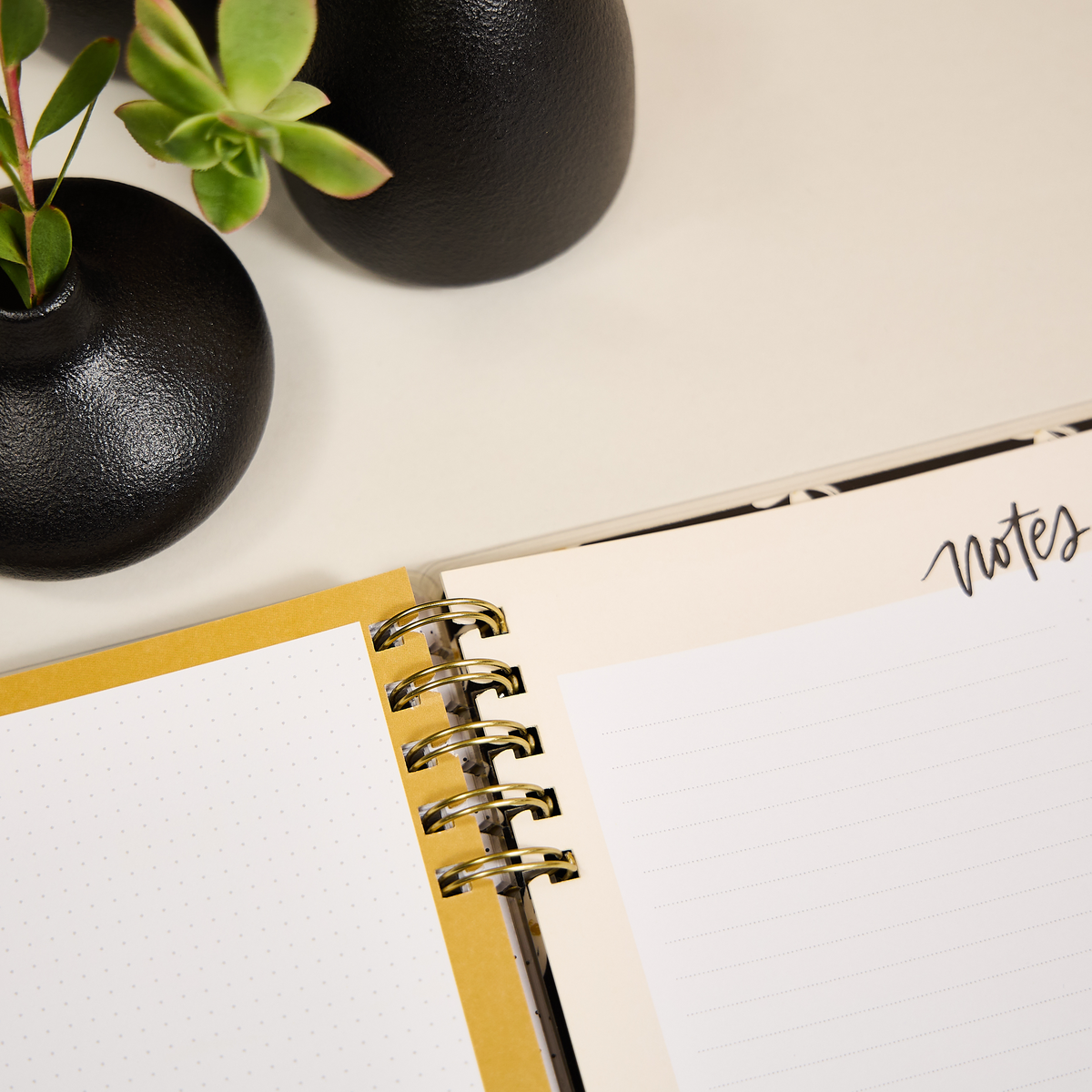 Mod Sketches - Dashboard + Dot Grid Big Customizable Spiral Filler Paper - 40 Sheets