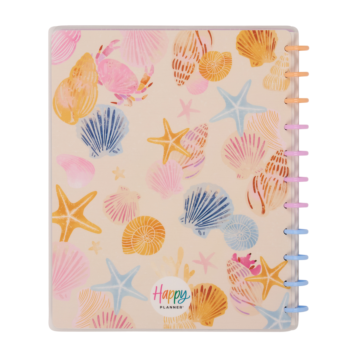 Shell Yeah! - Dotted Lined + Dot Grid Big Notebook - 60 Sheets