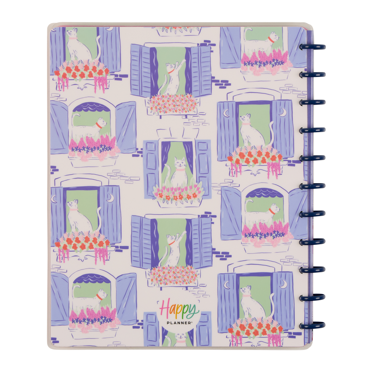 Purrfect Seasonal Cats - Dotted Lined Big Notebook - 60 Sheets